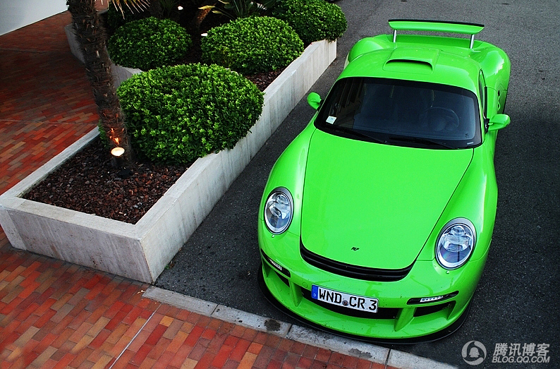 苹果绿保时捷RUF GTR-3150 / 作者:街边小妹 / 帖子ID:865
