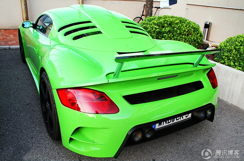 苹果绿保时捷RUF GTR-3881 / 作者:街边小妹 / 帖子ID:865
