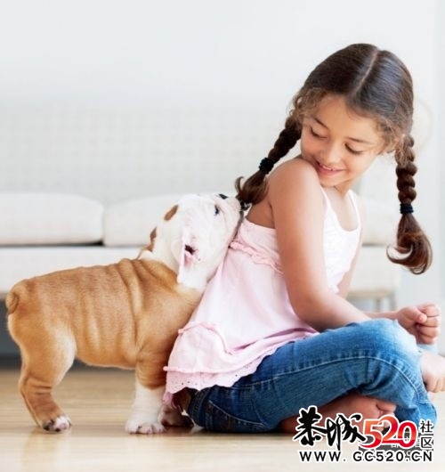 孩子与动物：世界上最美的画面。464 / 作者:樱桃小丹妮 / 帖子ID:3696
