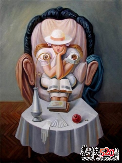 藏在画中的面庞126 / 作者:果冻 / 帖子ID:5604