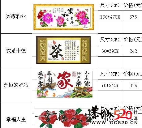 十字绣成品低价出售114 / 作者:″黑白式√宣言 / 帖子ID:6745