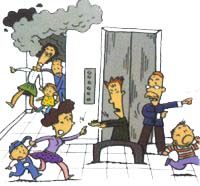 火灾中逃生自救常识107 / 作者:社区小编 / 帖子ID:7450