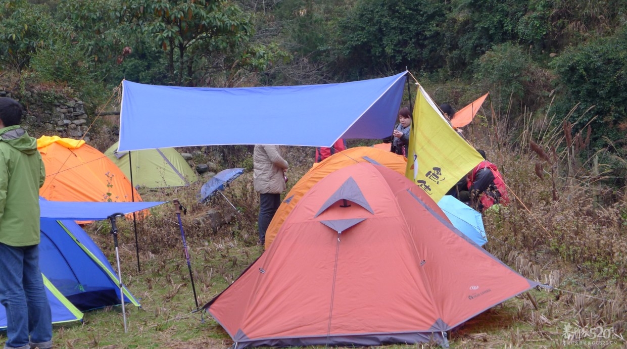 桂林领航户外与恭城520社区驴友露营石口村498 / 作者:小紫 / 帖子ID:9188