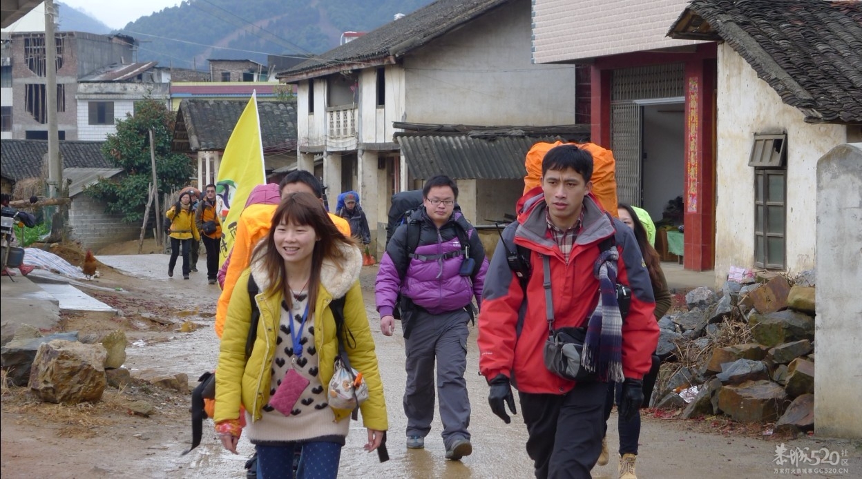 桂林领航户外与恭城520社区驴友露营石口村607 / 作者:小紫 / 帖子ID:9188