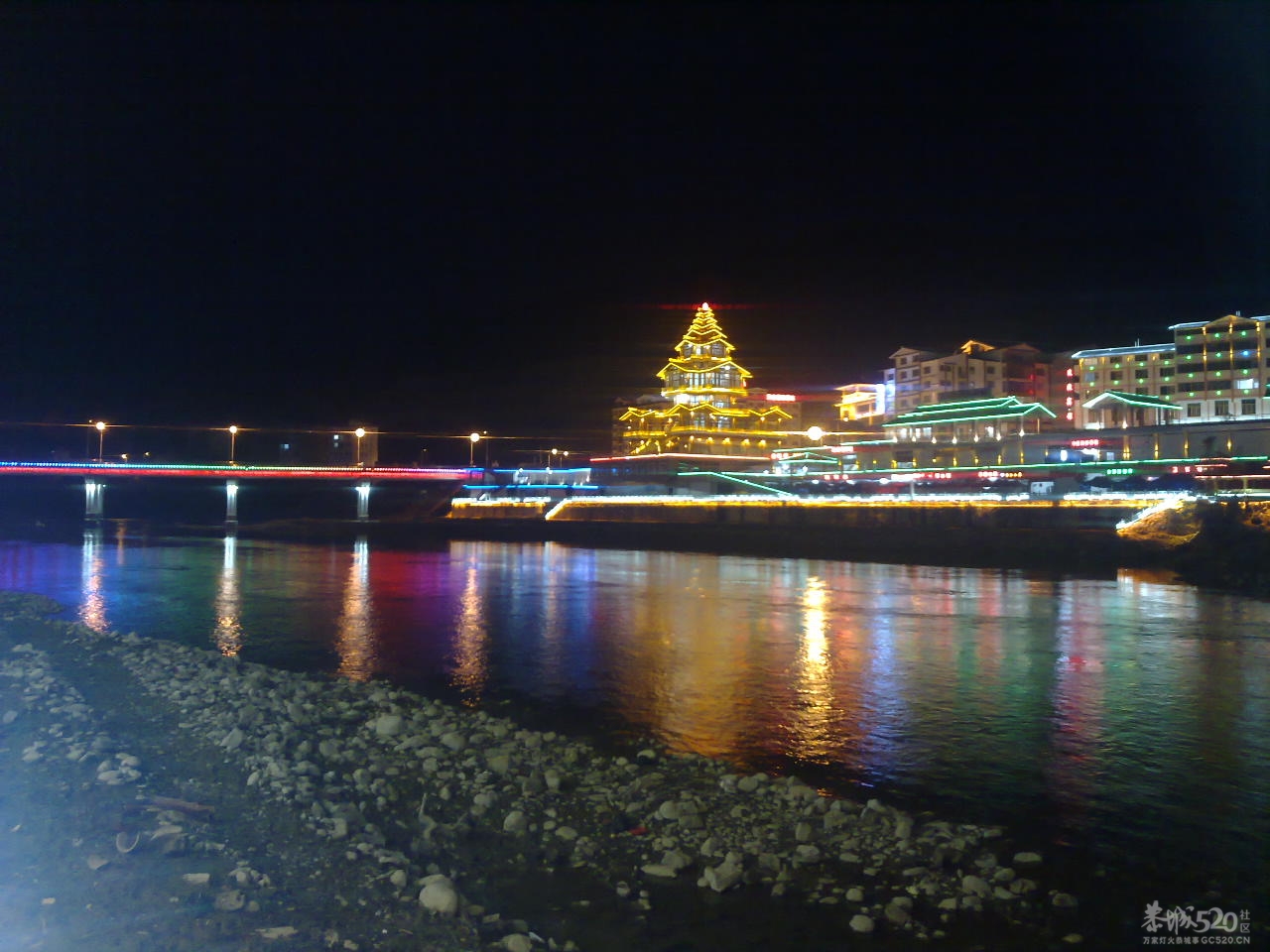 在龙胜县城拍的夜景65 / 作者:金网 / 帖子ID:11146