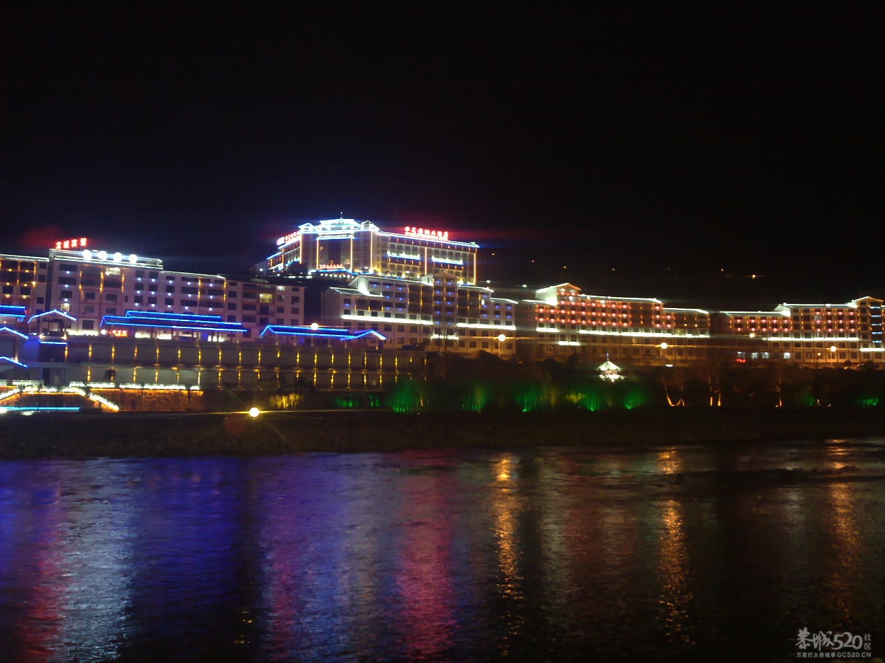 在龙胜县城拍的夜景726 / 作者:金网 / 帖子ID:11146