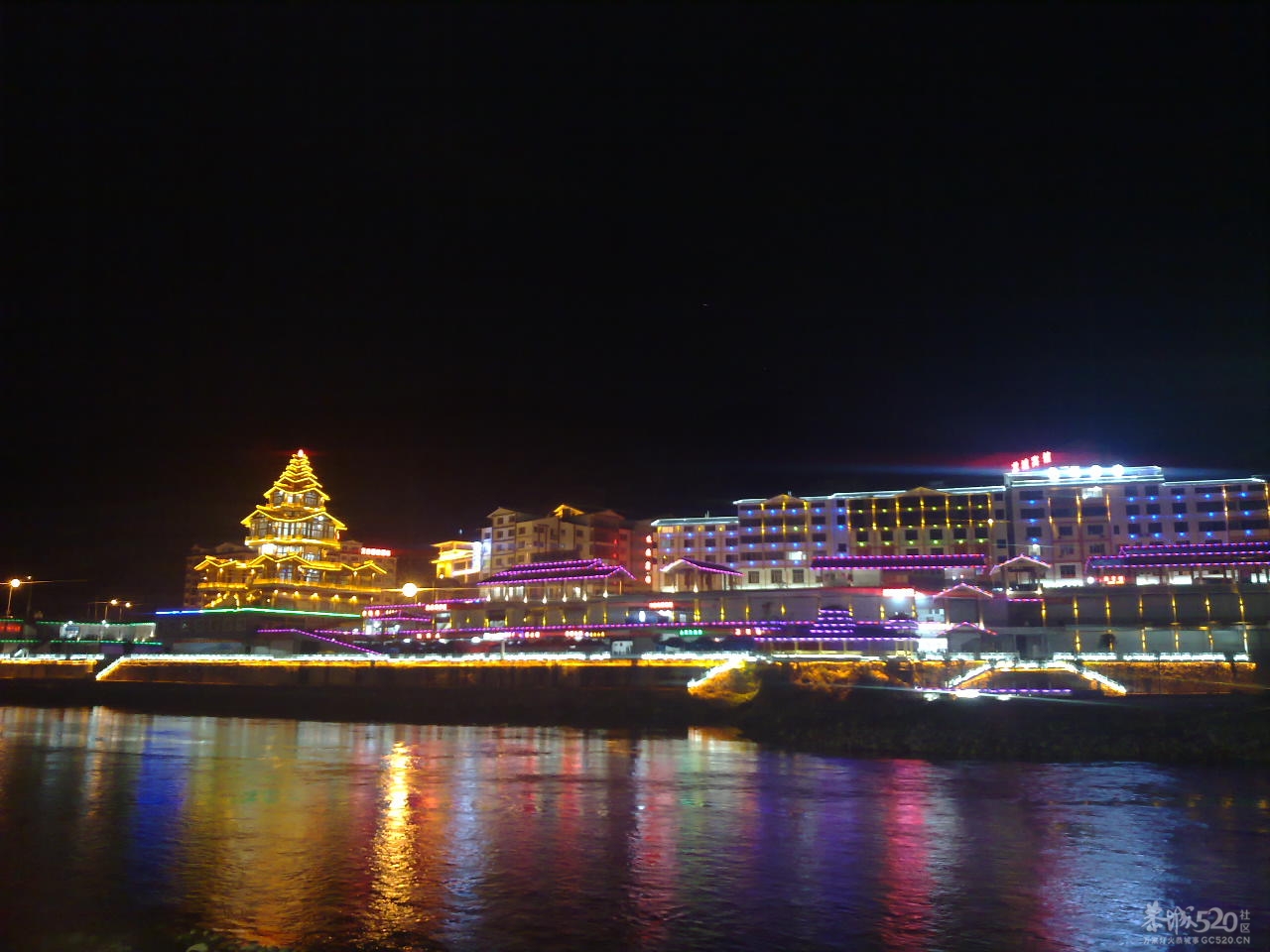 在龙胜县城拍的夜景328 / 作者:金网 / 帖子ID:11146