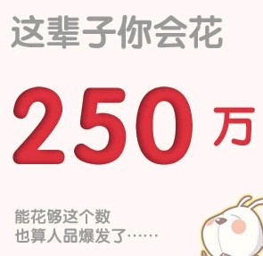 你想知道你这辈子会花多少钱吗？进来试试看790 / 作者:小紫 / 帖子ID:12391