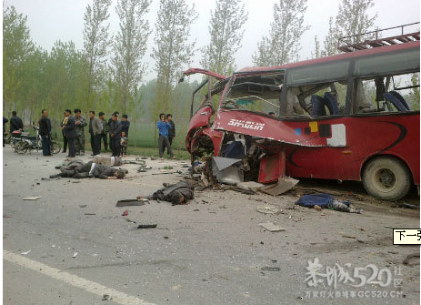 安徽萧县客车与货车相撞车祸太恐怖了···543 / 作者:鸭子哥 / 帖子ID:14050