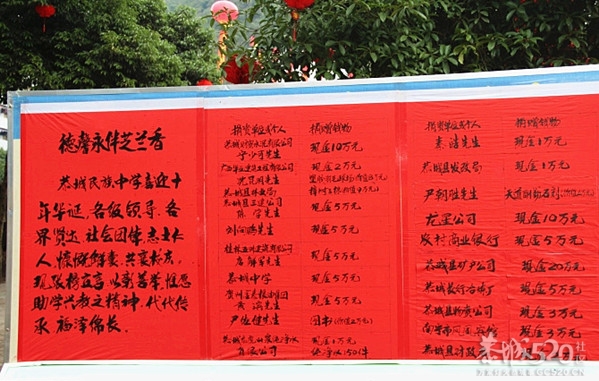 恭城民族中学十周年校庆花絮【高清组图】614 / 作者:社区小编 / 帖子ID:58317