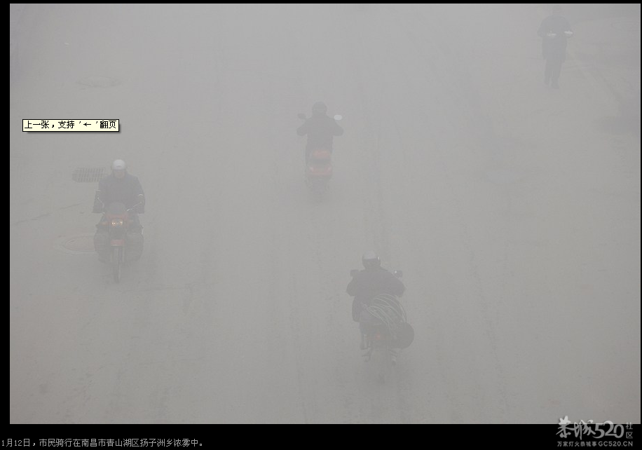 今天上午恭城一遍雾蒙蒙的，能见度大约200米左右。199 / 作者:山野图夫 / 帖子ID:60128