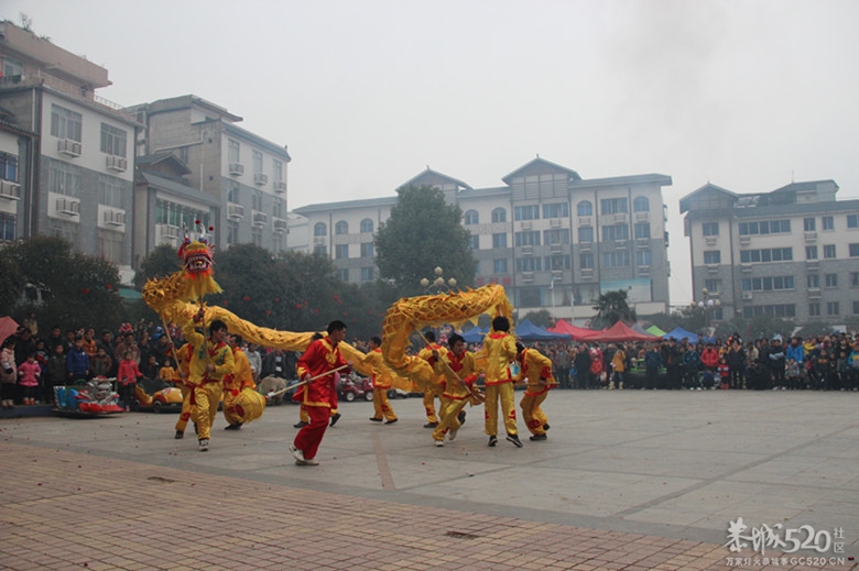 广场舞龙舞狮给大家拜年了··601 / 作者:开心~~迷茫 / 帖子ID:61479