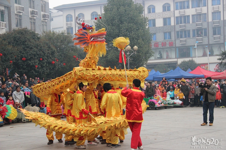 广场舞龙舞狮给大家拜年了··233 / 作者:开心~~迷茫 / 帖子ID:61479