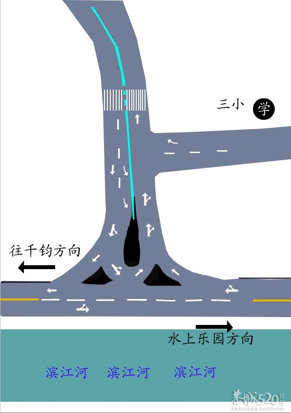 千钧到三小的三叉路口 圆盘不科学358 / 作者:移不动 / 帖子ID:66712