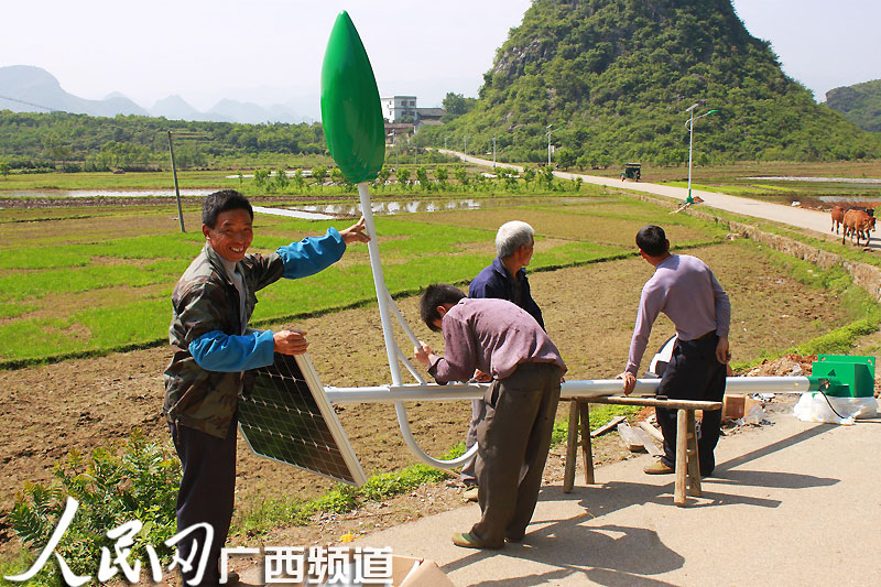 恭城农民赶潮流 乡村用上太阳灯520 / 作者:茶城路人 / 帖子ID:67160
