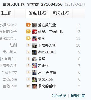 这段时间频繁打榜544 / 作者:涛``声依旧 / 帖子ID:92867