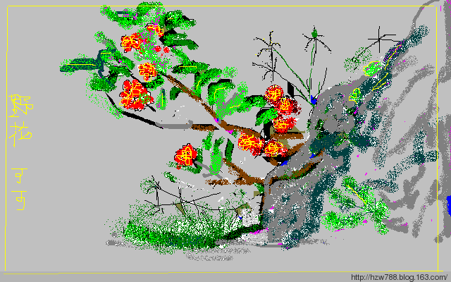 我的涂鸦——山路边的野花40 / 作者:可可 / 帖子ID:94199