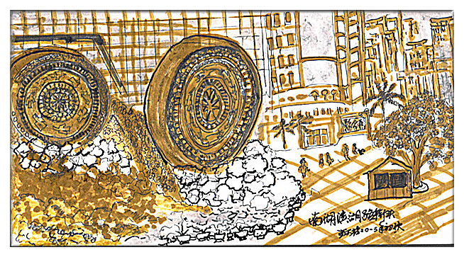 我的涂鸦——滨湖路街头693 / 作者:可可 / 帖子ID:94689