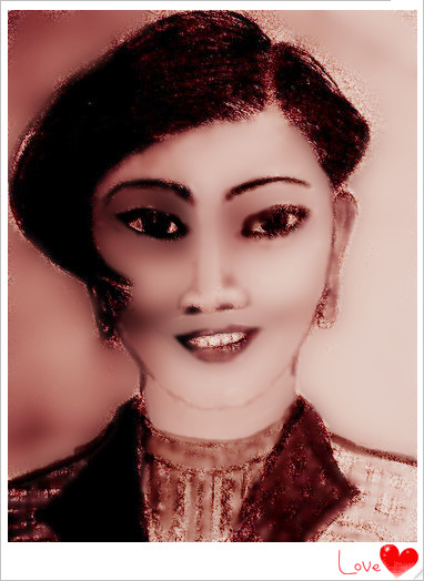 我的涂鸦——三十年前的潮人1 / 作者:可可 / 帖子ID:95313