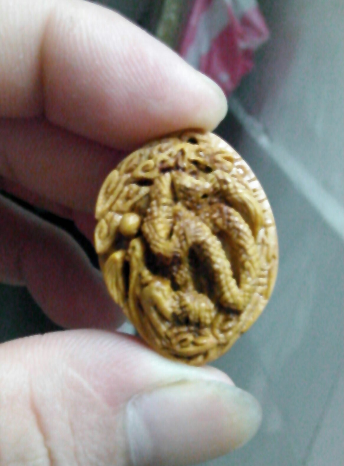 桃核雕龙一条！827 / 作者:排散 / 帖子ID:97149