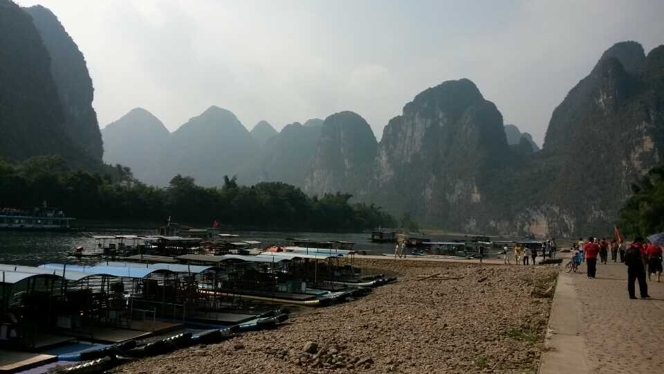 10月20日，桂林漓江环保行，志愿小组首站到达阳朔杨堤乡506 / 作者:欧耶 / 帖子ID:105237