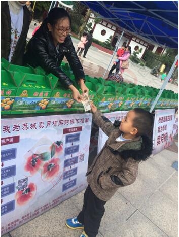 活动报道： 传递温暖正能量，我为恭城卖月柿之恭城站3 / 作者:恭城品华 / 帖子ID:159830