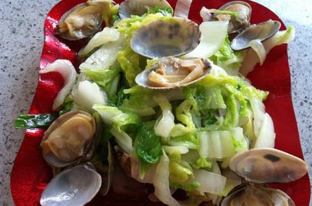 简单鲜美的白菜炒花蛤439 / 作者:爱生活爱美食 / 帖子ID:161239