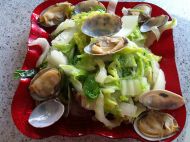 简单鲜美的白菜炒花蛤288 / 作者:爱生活爱美食 / 帖子ID:161239