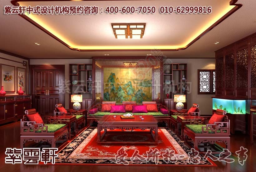 别墅古典中式风格装修中的古风禅意_海口别墅设计赏析716 / 作者:zyxuancom / 帖子ID:162487
