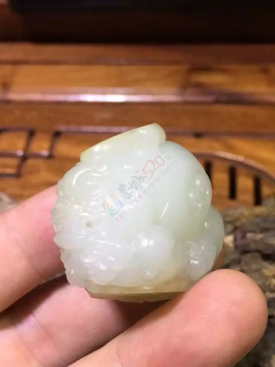 新疆和田白玉籽料貔貅221 / 作者:错了_Zfm79 / 帖子ID:176064