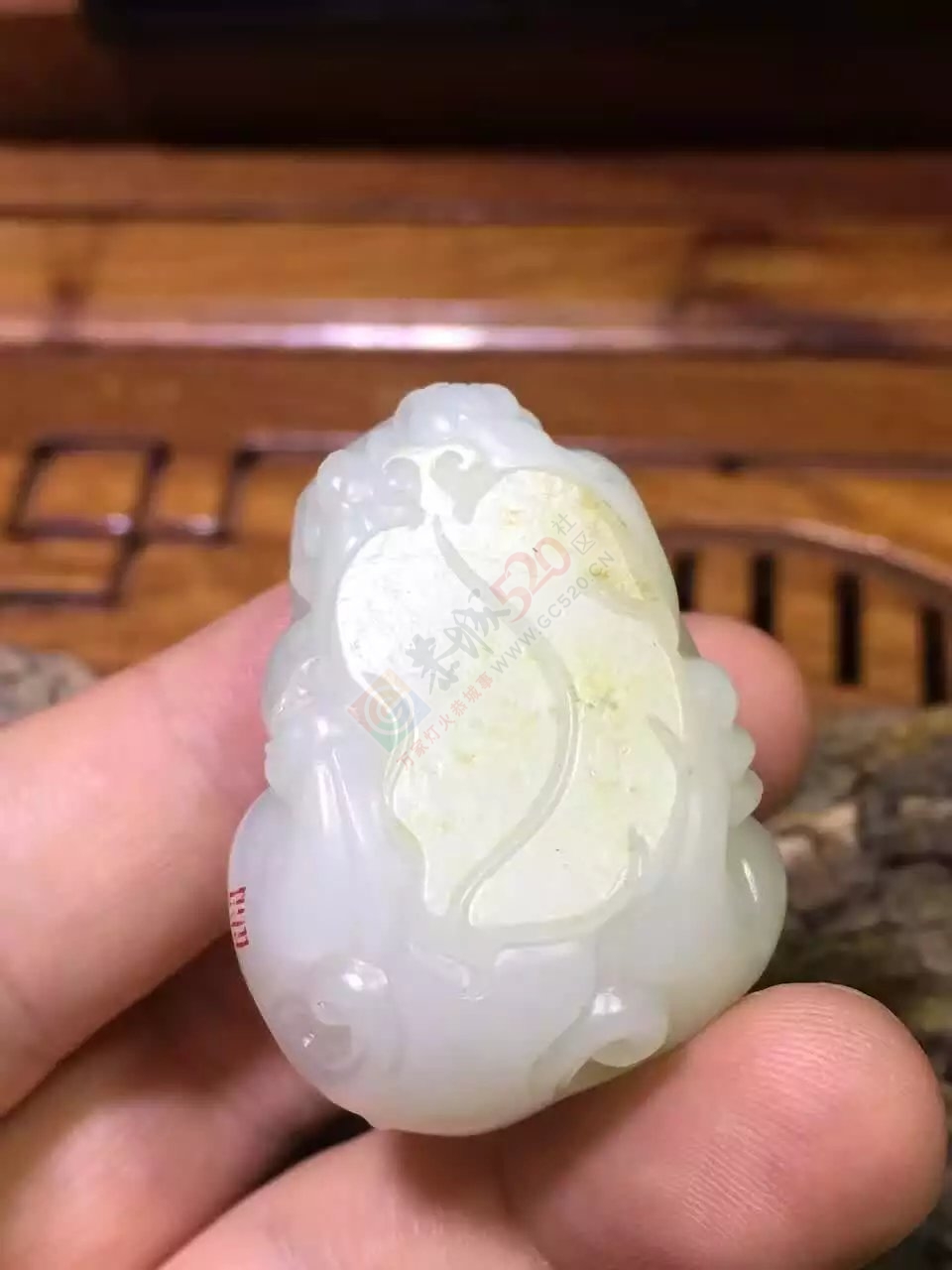 新疆和田白玉籽料貔貅115 / 作者:错了_Zfm79 / 帖子ID:176064