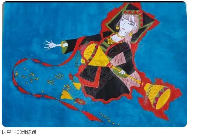 桂林市恭城民族中学学生手绘地图 《美丽祖国》962 / 作者:平安帅锅 / 帖子ID:176068