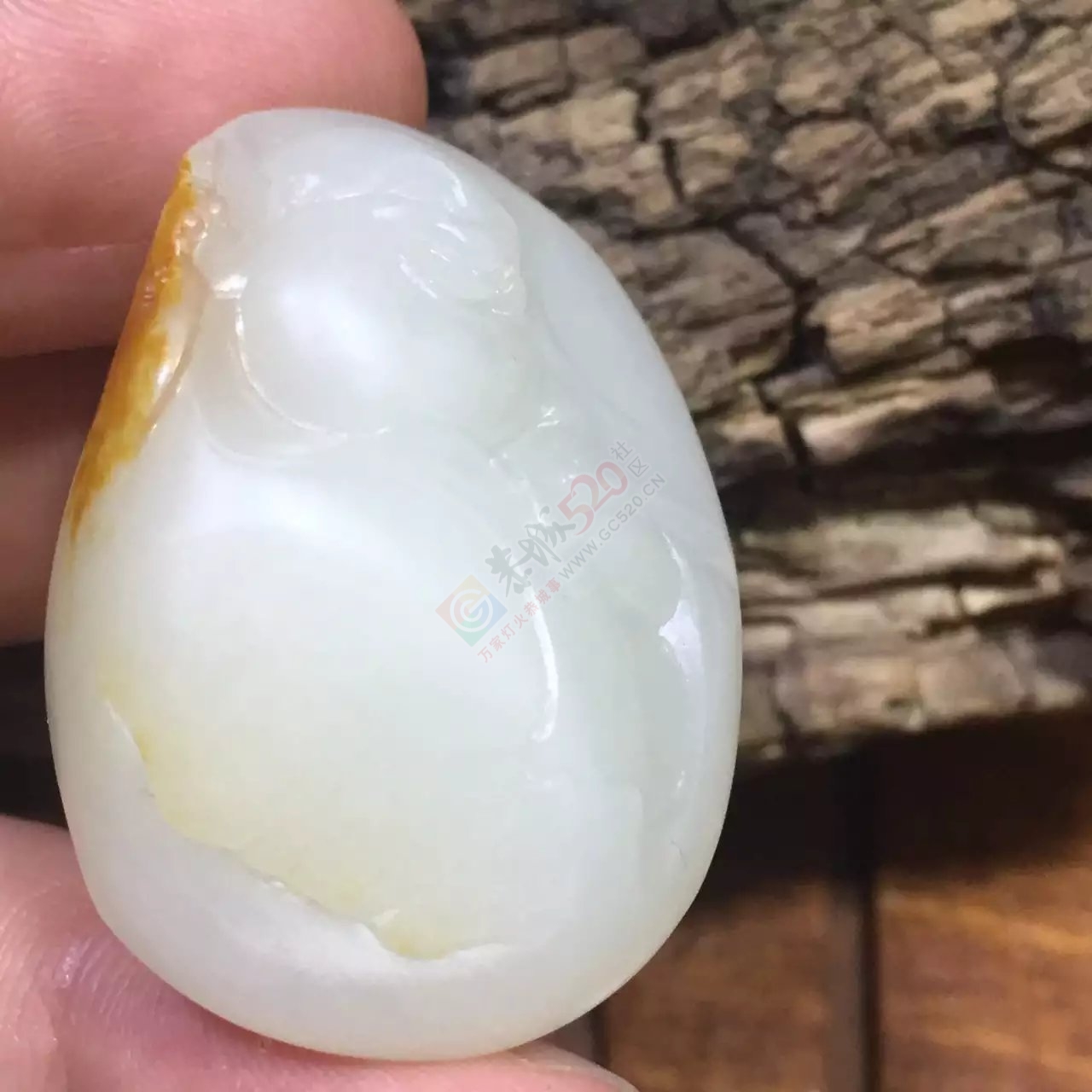 新疆和田玉籽料千年红皮弥勒佛451 / 作者:错了_Zfm79 / 帖子ID:176103