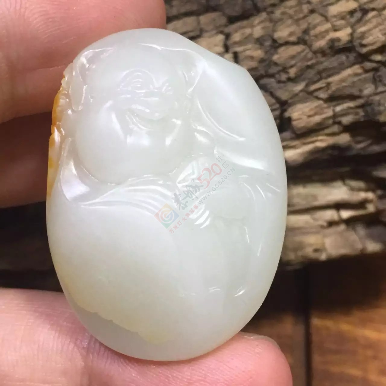 新疆和田玉籽料千年红皮弥勒佛818 / 作者:错了_Zfm79 / 帖子ID:176103
