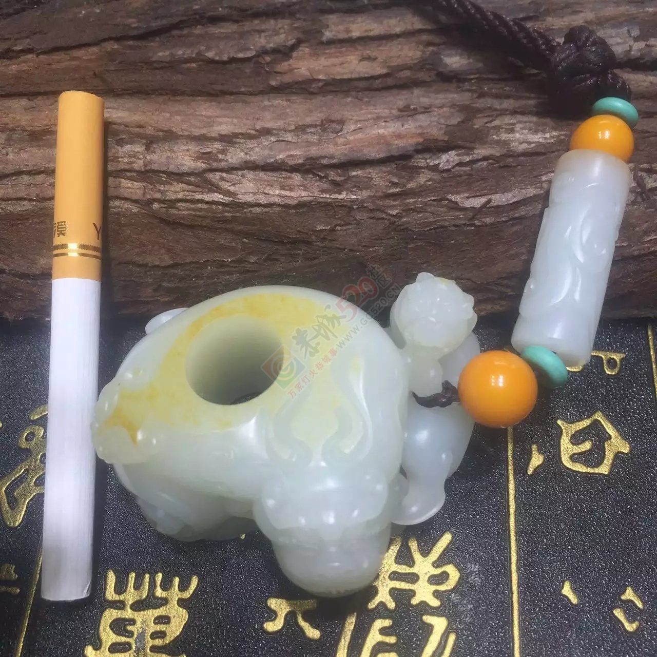 新疆和田玉籽料把件75 / 作者:错了_Zfm79 / 帖子ID:176334