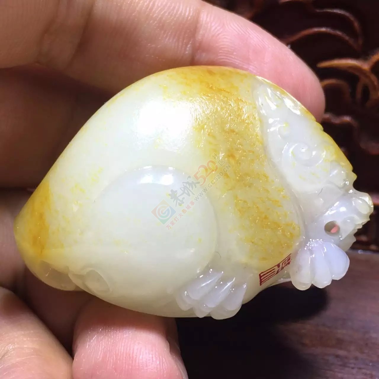 新疆和田天籽料龙龟640 / 作者:错了0227 / 帖子ID:176359