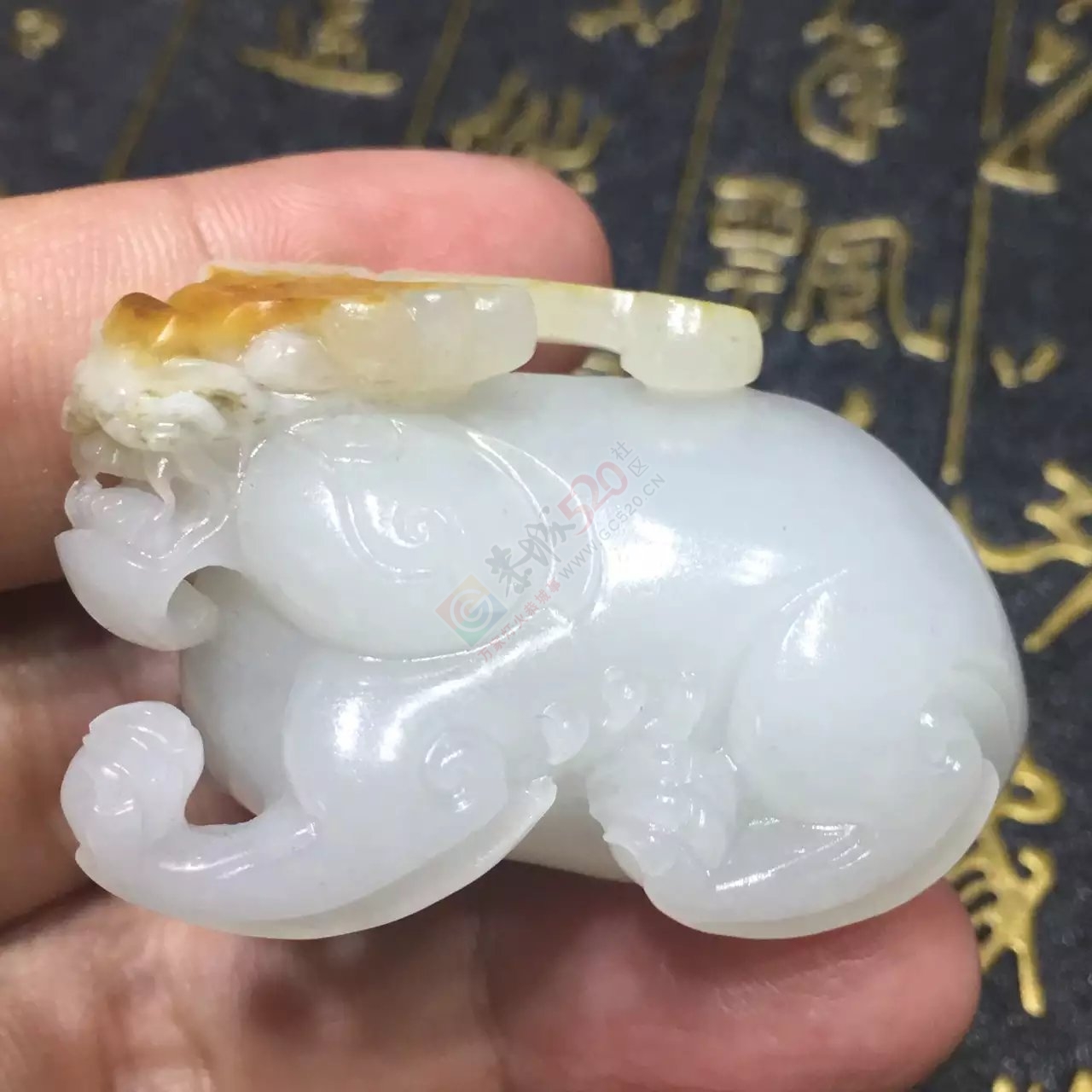 新疆和田玉籽料立体貔貅345 / 作者:错了0227 / 帖子ID:176396