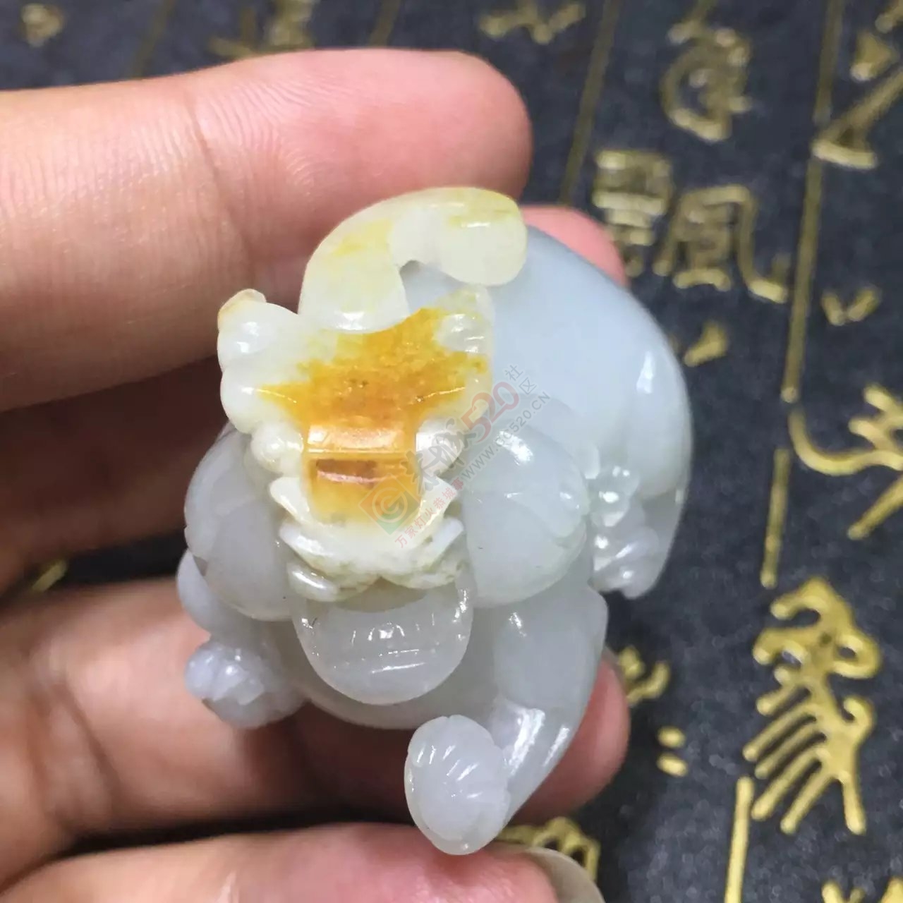 新疆和田玉籽料立体貔貅355 / 作者:错了0227 / 帖子ID:176396