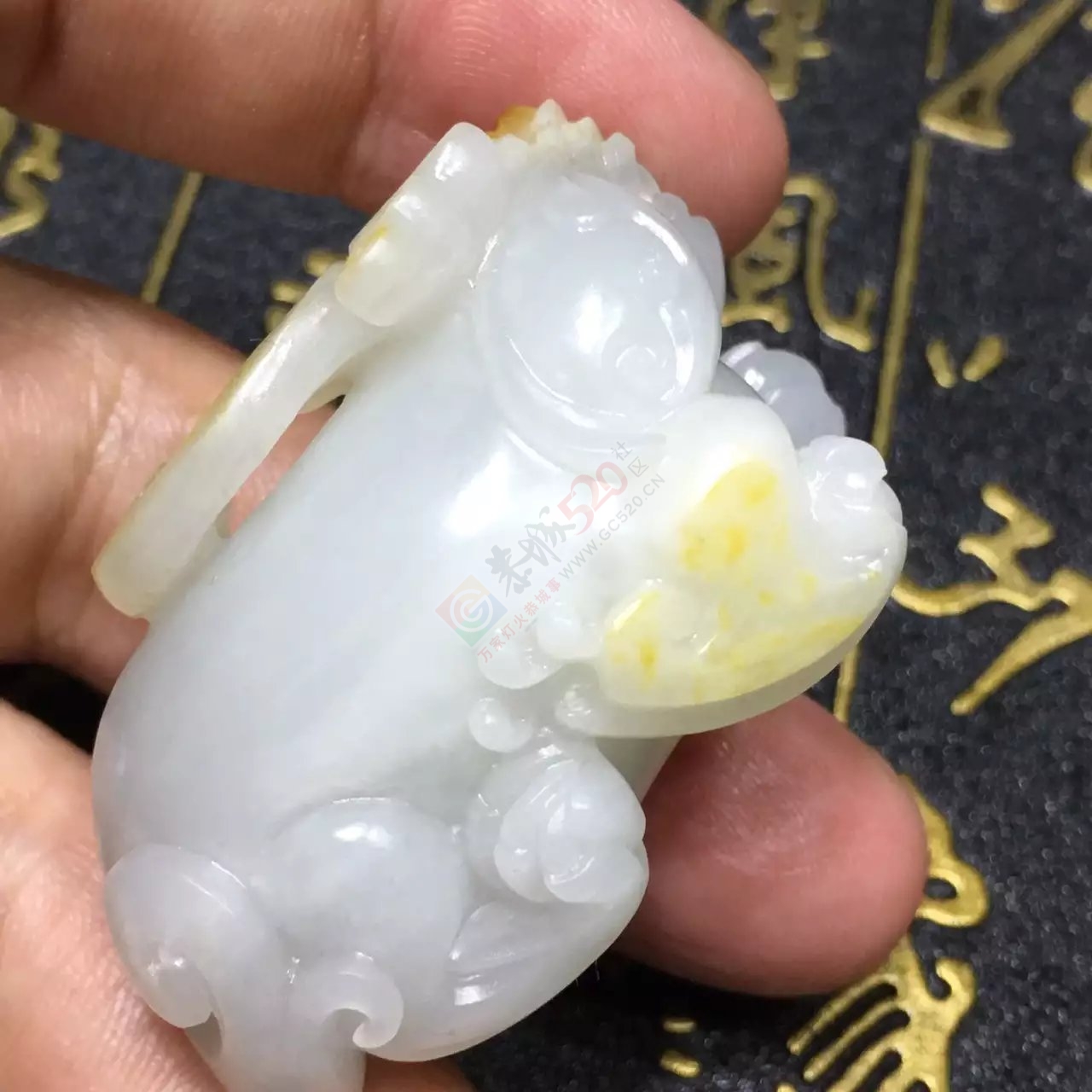 新疆和田玉籽料立体貔貅702 / 作者:错了0227 / 帖子ID:176396