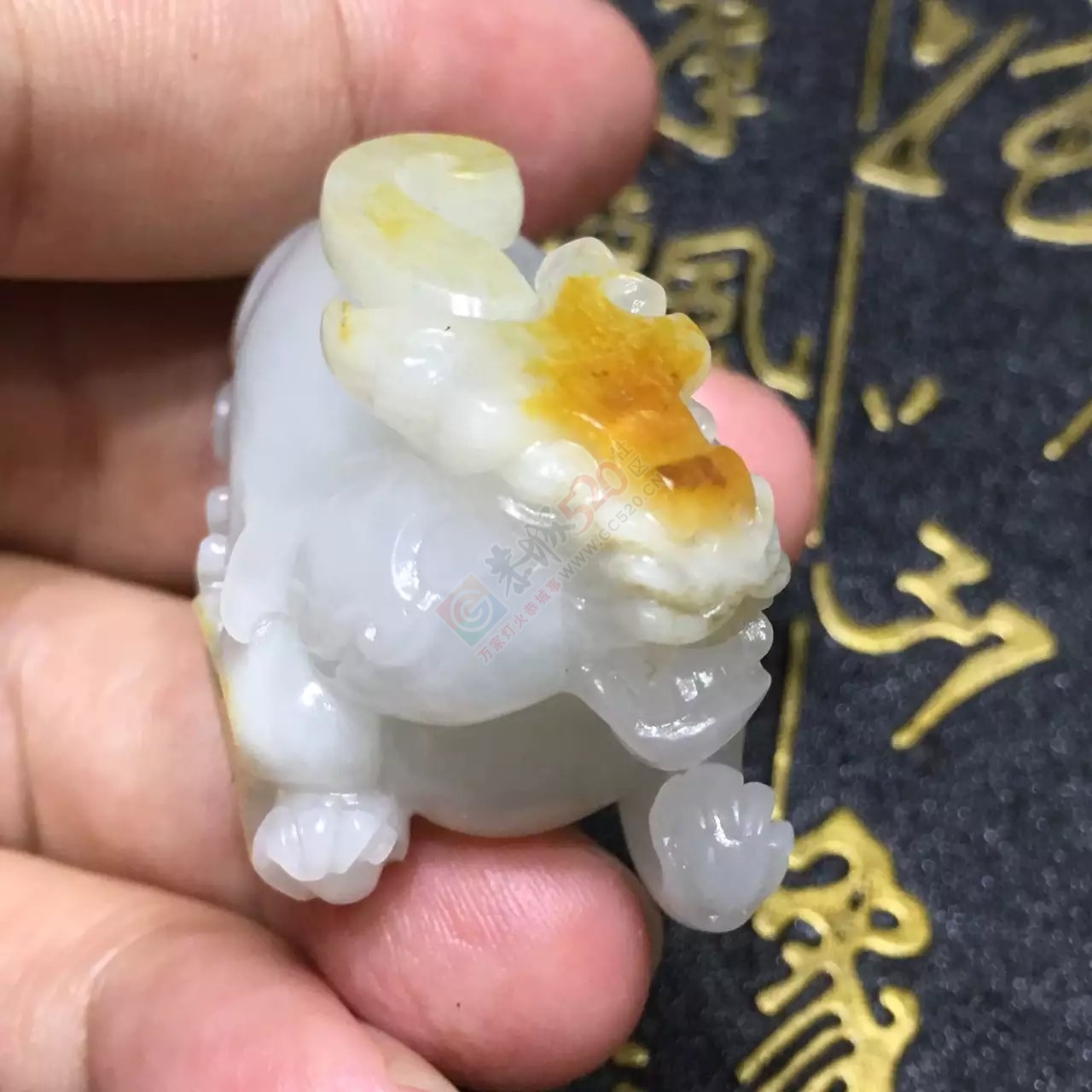 新疆和田玉籽料立体貔貅173 / 作者:错了0227 / 帖子ID:176396