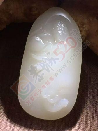 78克新疆和田玉籽料作品普贤菩萨97 / 作者:晚霞行千里 / 帖子ID:176438