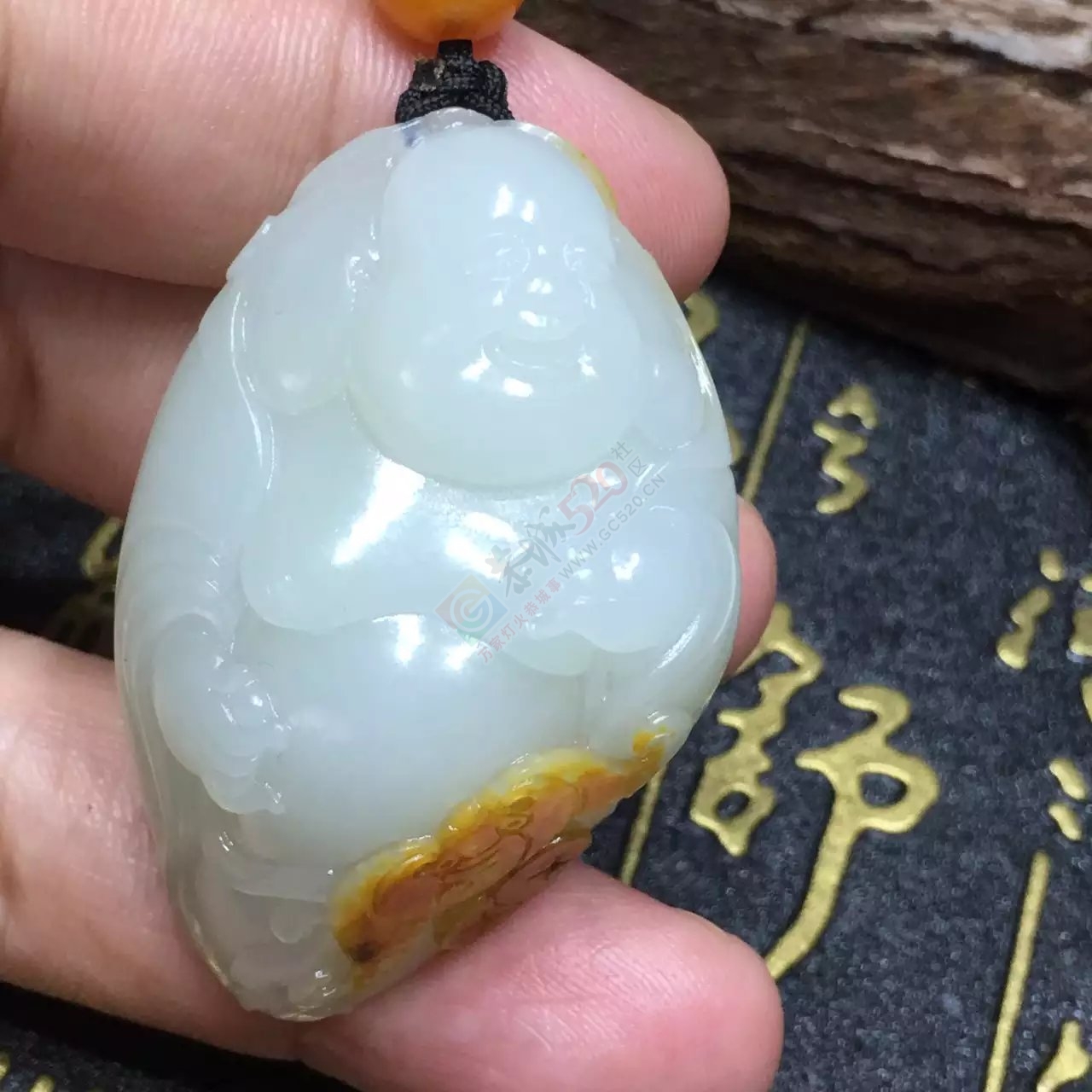 新疆和田玉籽料弥勒佛946 / 作者:错了0227 / 帖子ID:176601