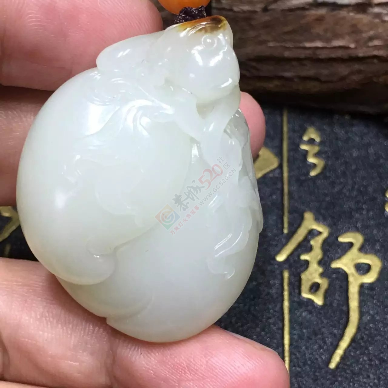 新疆和田玉籽料灵猴献寿808 / 作者:错了0227 / 帖子ID:176634