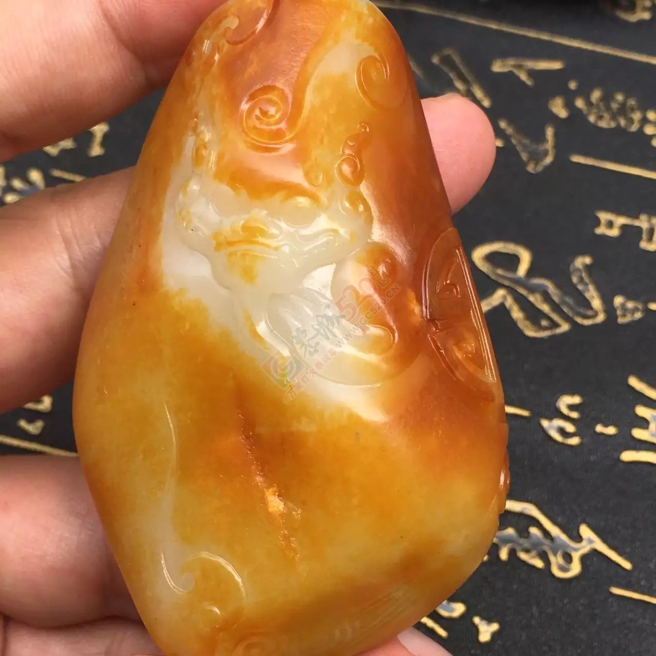 新疆和田玉籽料瑞兽把件962 / 作者:错了0227 / 帖子ID:176828