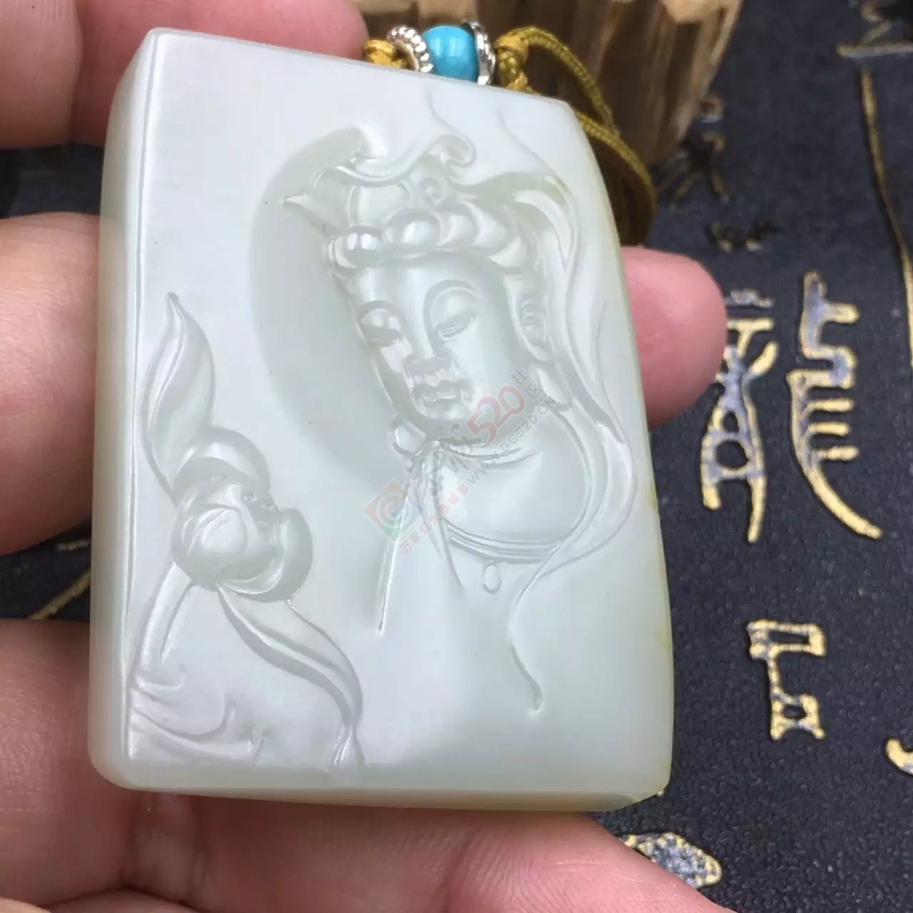 新疆和田玉籽料观音牌子732 / 作者:错了0227 / 帖子ID:176868