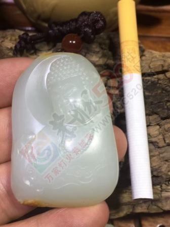 闲置56.7克新疆和田羊脂白玉籽料大日如来483 / 作者:晚霞行千里 / 帖子ID:176869