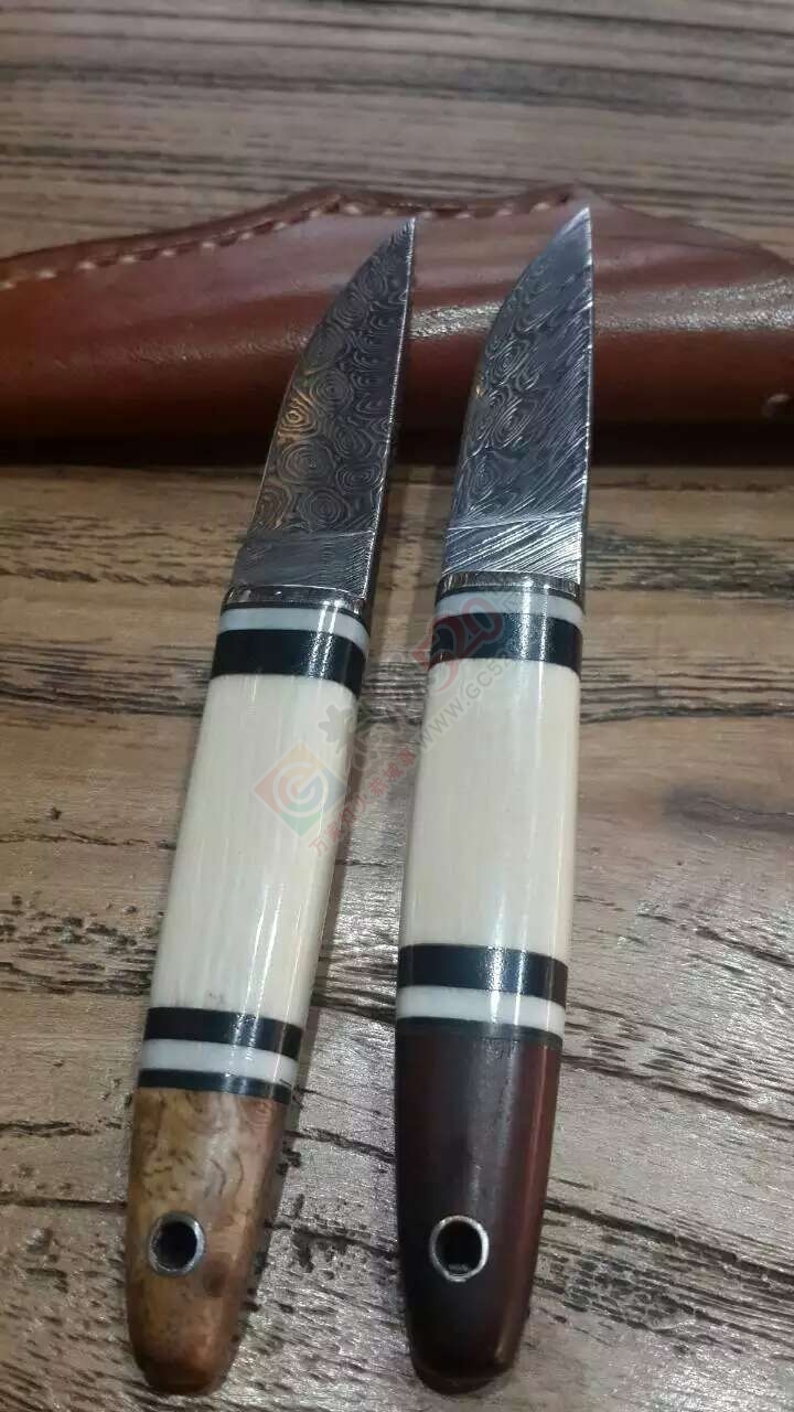 始祖羽毛纹大马士革茶刀，精巧便于收藏把玩，欢迎欣赏！307 / 作者:1749898889 / 帖子ID:174210