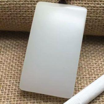 闲置转让50g脂白和田玉籽料平安无事牌295 / 作者:晚霞行千里 / 帖子ID:177055
