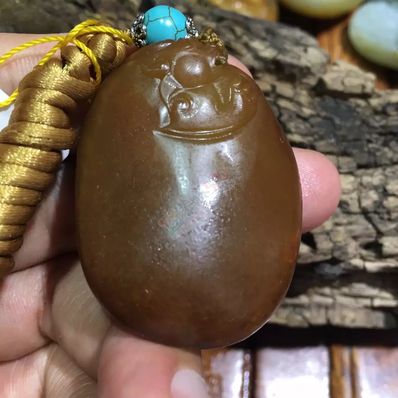 新疆和田玉红沁独籽815 / 作者:子涵 / 帖子ID:177388