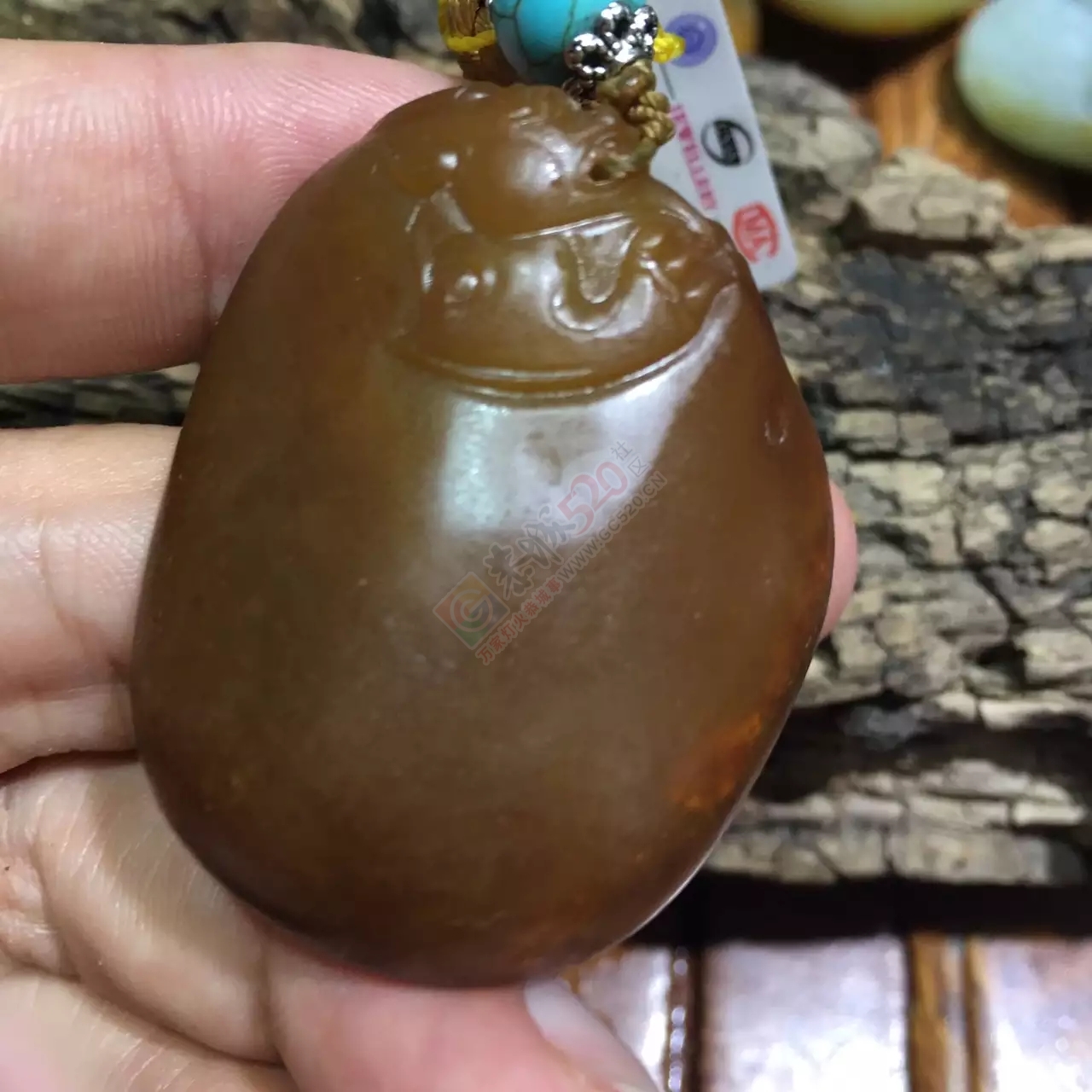 新疆和田玉红沁独籽856 / 作者:子涵 / 帖子ID:177388